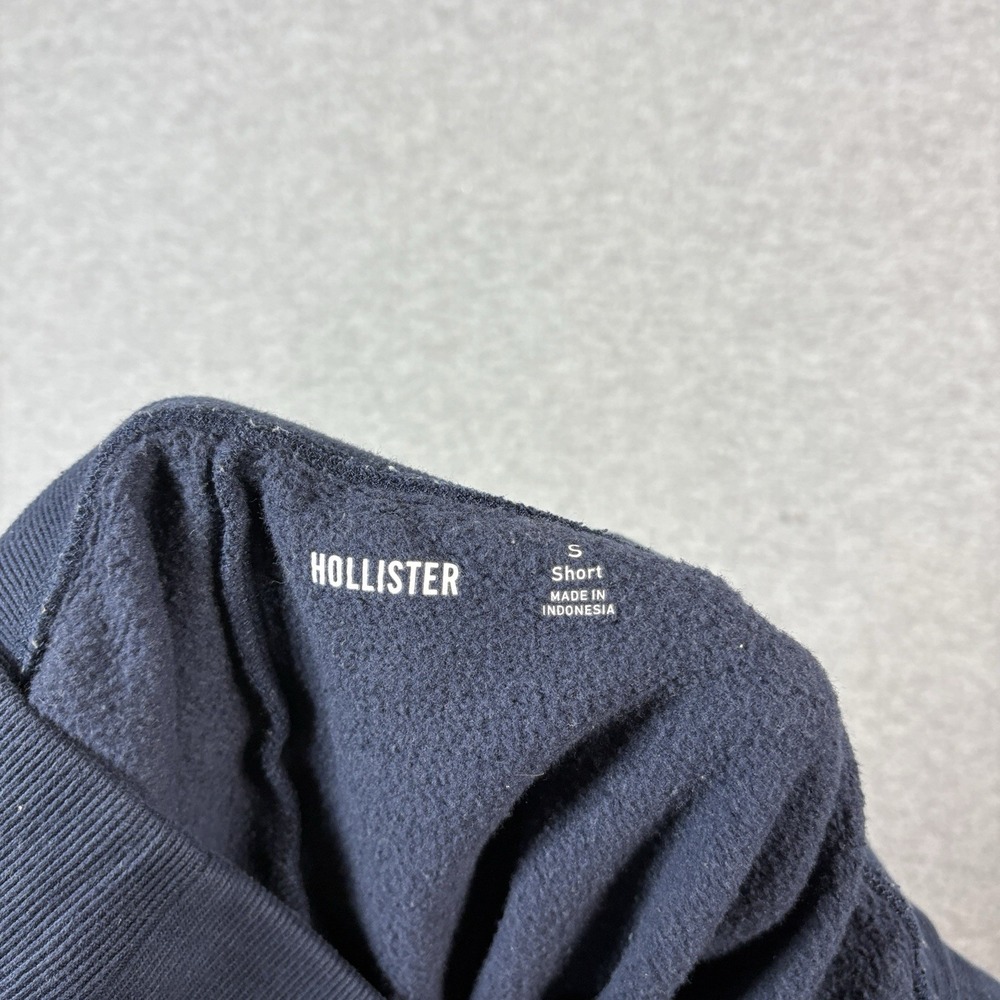 Hollister Sweatpants Womens Small Short Navy Blue Flare Leg Low Rise Y2K - Picture 4 of 7
